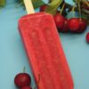 Sour cherry popsicle