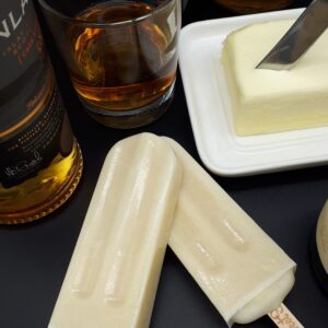 Picture of Icepops staged with Butter and Scotch whisky